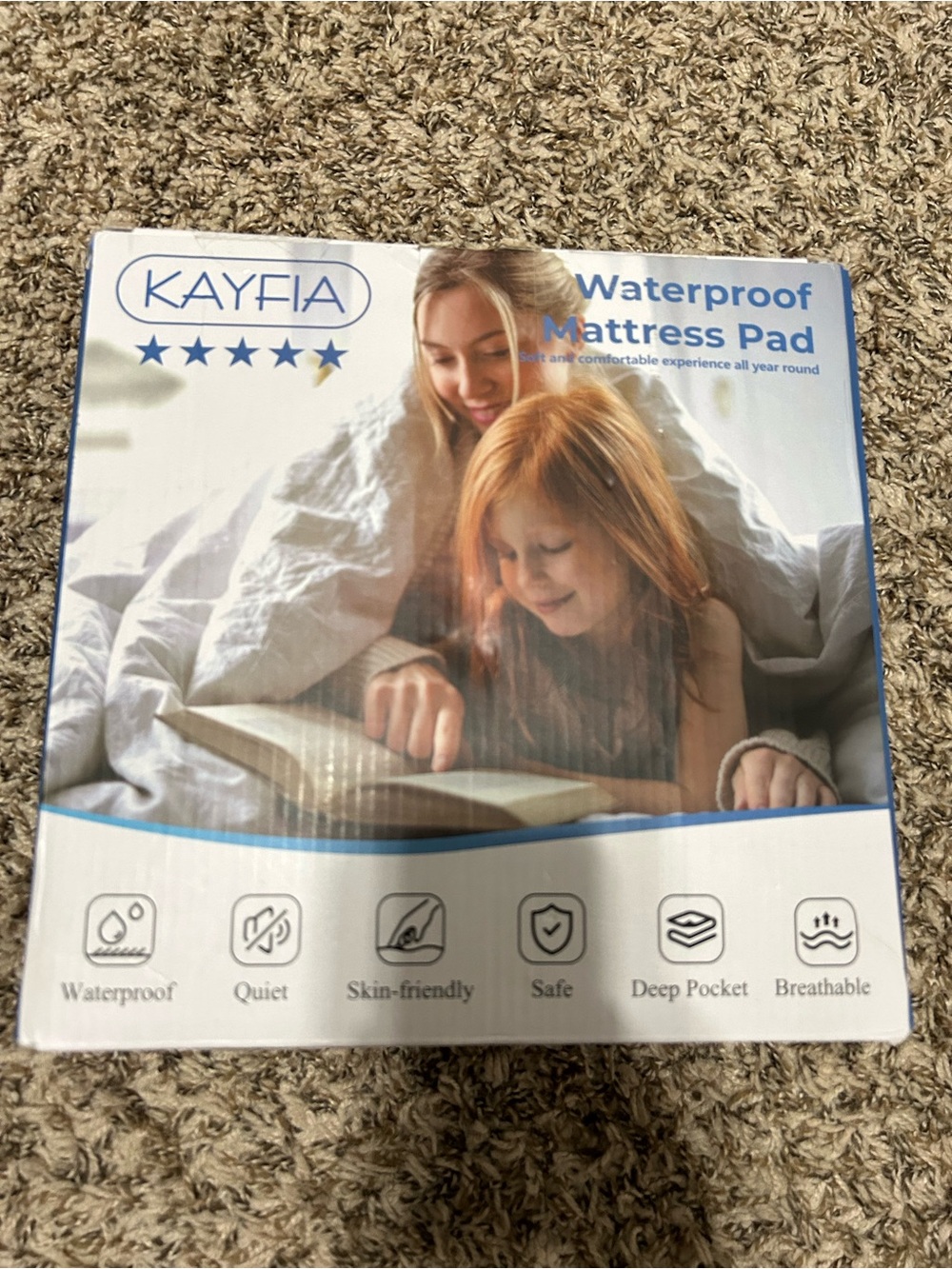 Waterproof Mattress Pad - White